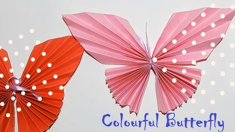 How To Make Realistic Butterfly By  Colouring Paper|DIY Paper Butterfly An Incredibly Easy Method