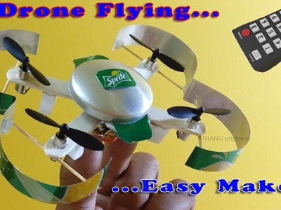 How To Make Remote Control Drone Helicopter at Home | 100% fly