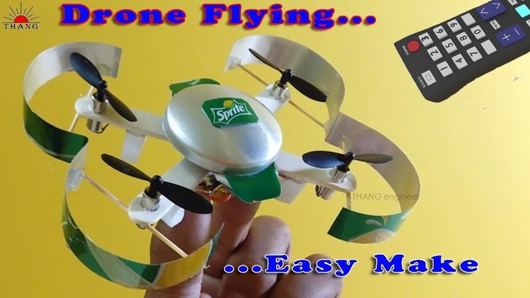 How To Make Remote Control Drone Helicopter at Home | 100% fly