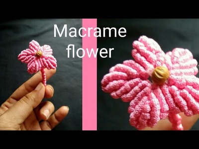 Macrame flower