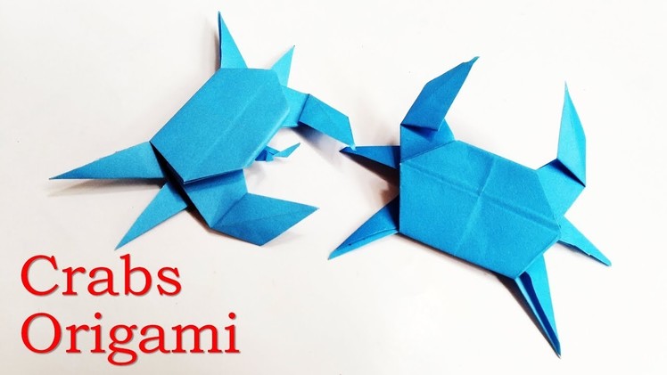 Origami Crabs | How To Make Simple and Easy Origami Crabs- Craftygami