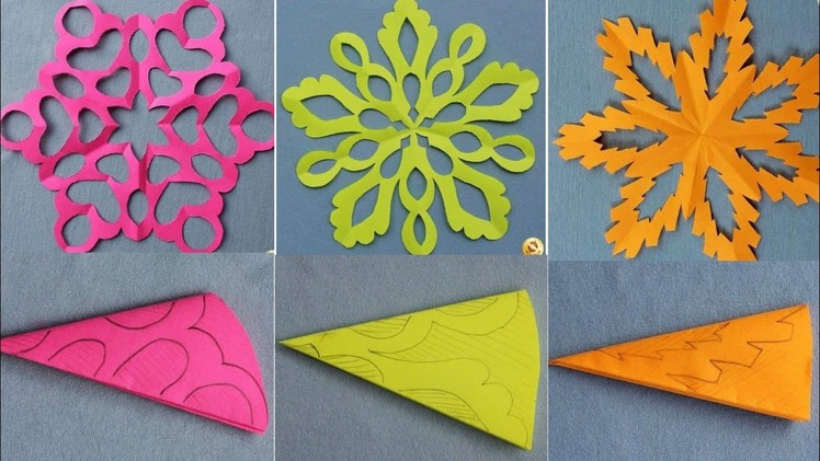 Origami Flower Making | How to make Paper Flowers for Wall Decoration Easy & Simple DIY Instructions