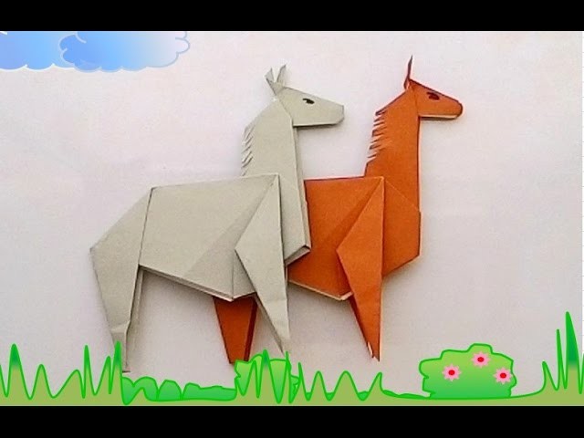 Origami Horse . พับม้ากัน. 