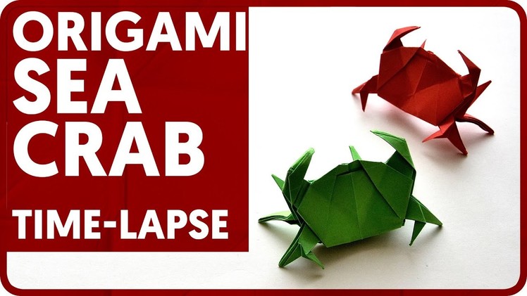 Origami Sea Crab Time - Lapse (Jun Maekawa)