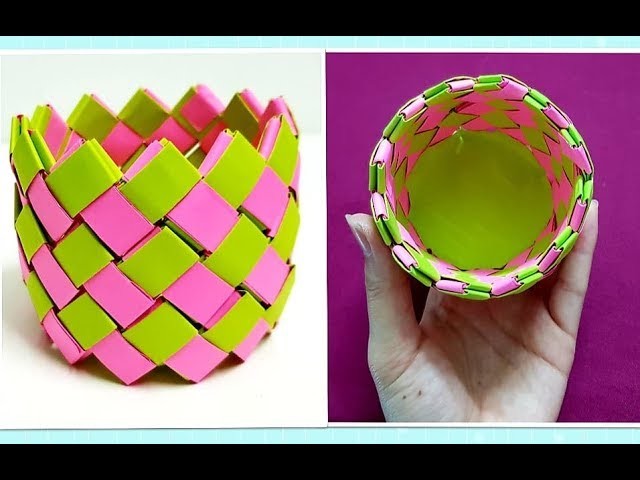 Paper Craft Ideas | DIY Origami Basket