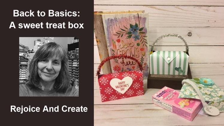 Paper, Ruler, Scissors: Box!  Back to Crafty Basics: A sweet treat box