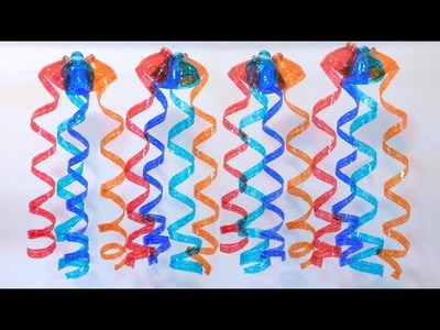 Party Streamer Hanging Decoration: | Recycling Plastic Bottles Part 2