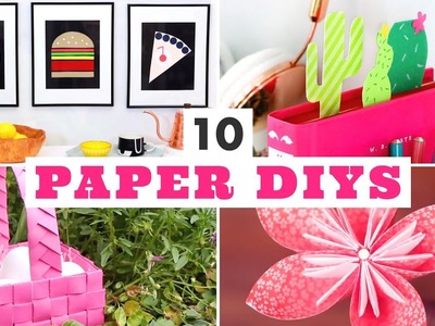 10 Easy DIYs made from Paper! - HGTV Handmade