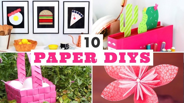 10 Easy DIYs made from Paper! - HGTV Handmade