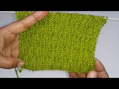 218- Very Easy Design for Beginners (Single Colour Knitting Pattern)