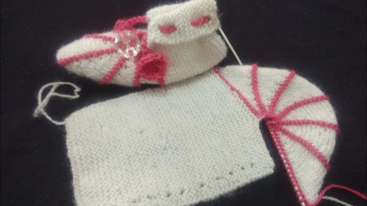 Baby booties or ladies velly design in Hindi