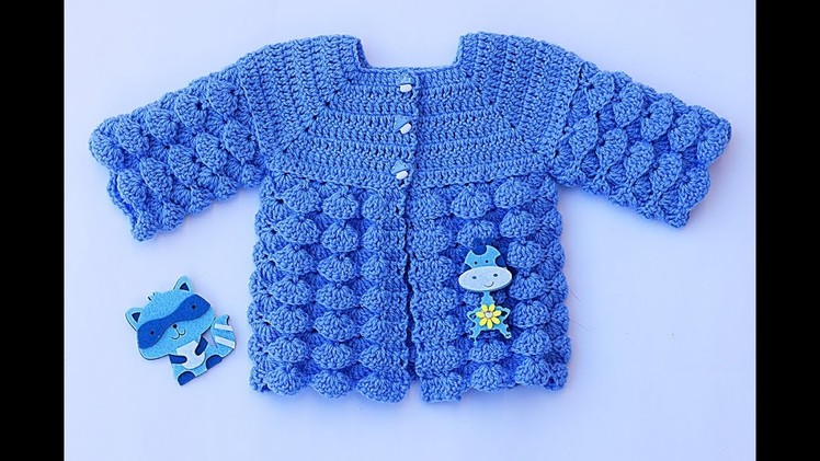 Baby jersey to crochet very easy Majovelcrochet #crochet