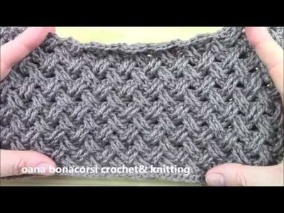Crochet celtic cables in round by Oana