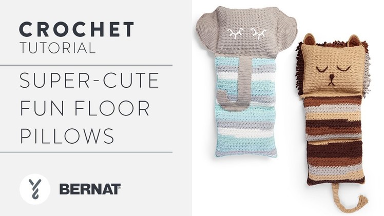 Crochet Floor Pillows For Kids! | 2 Fun Animal Patterns