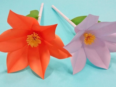 DIY Easy origami Paper Flowers - How to Make Beautiful Flower with Paper