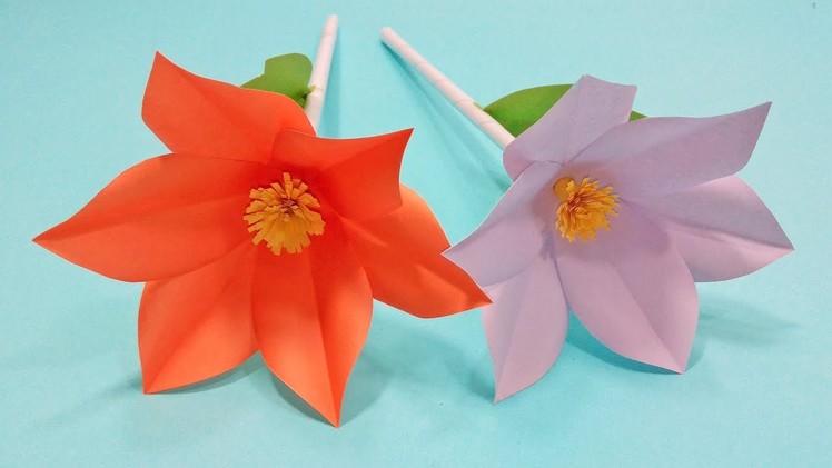 DIY Easy origami Paper Flowers - How to Make Beautiful Flower with Paper