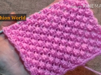 Easy knitting design for all in hindi english subtitles.