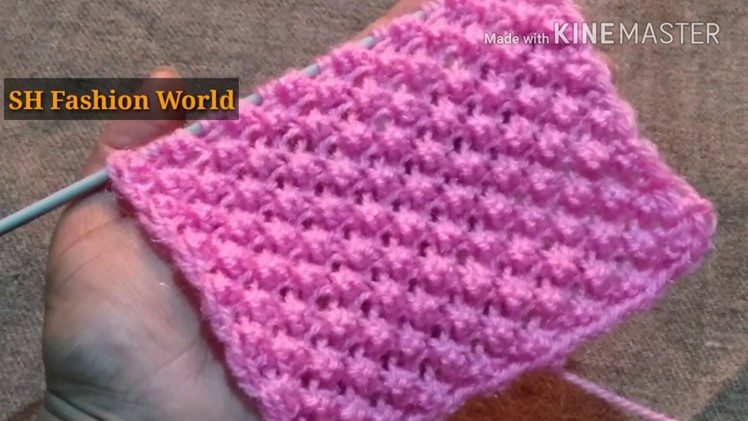 Easy knitting design for all in hindi english subtitles.