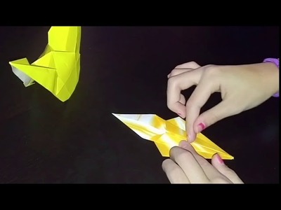 Easy Origami Golden Snitch