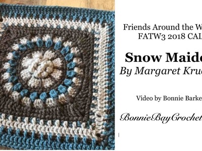 FATW3 2018 CAL: Square #4, Snow Maiden, by Margaret Krueger