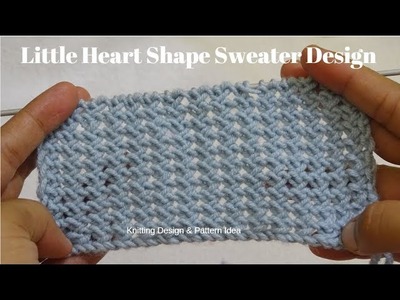 Heart Shape Knitting design for gents sweater Design | Ladies Sweater design | Sweater bunai.