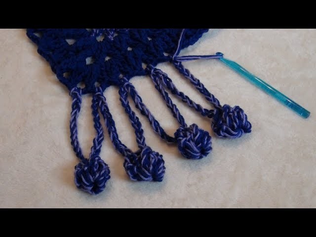 How to Crochet a Border Edging. Trim Stitch Pattern #891│by ThePatternFamily