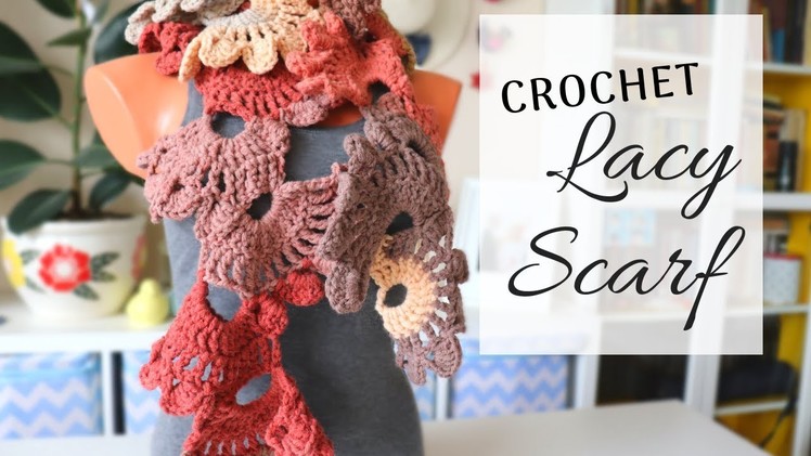 How to Crochet a Lacy Scarf