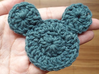 How to Crochet Mickey Mouse Applique | Part 1 of 2