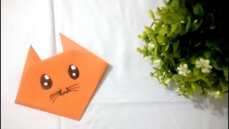 How to make paper cat face