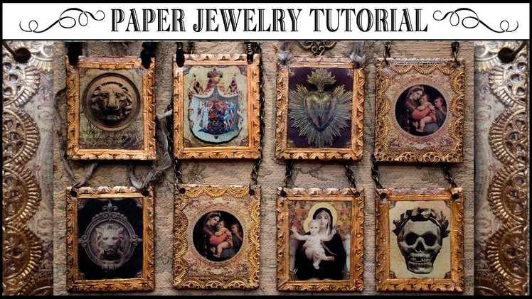 ⚜How to Make Paper Jewelry⚜