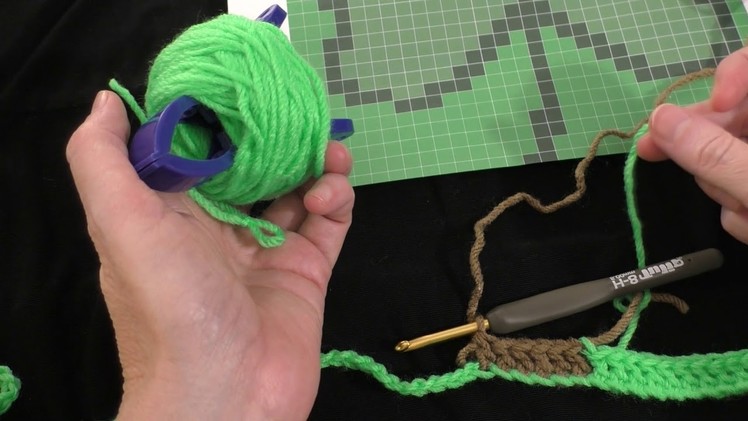 How to Use the Block Stitch in a Graphgan (Right-handed Version)