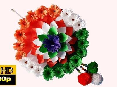 Indian flag wall hanging | republic day | republic day craft ideas | republic day project work