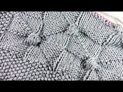 Knit with eliZZZa * How to knit really big, fat bobbles