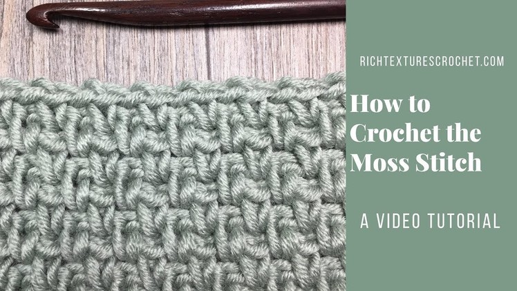 Moss Stitch - How to Crochet