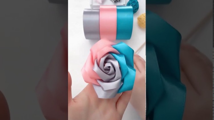 Realistic and Super Easy Ribbon Roses