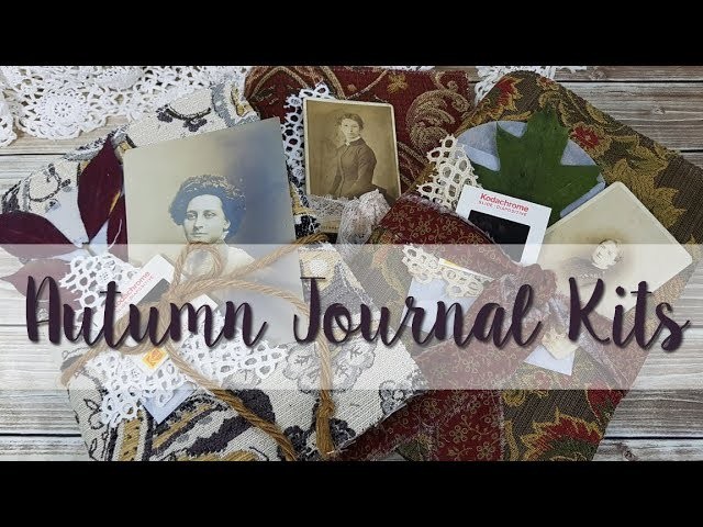 Vintage Autumn Journal Kits - Etsy Restock