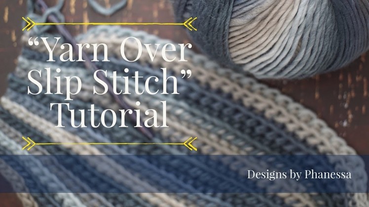 Yarn Over Slip Stitch Ribbing Tutorial