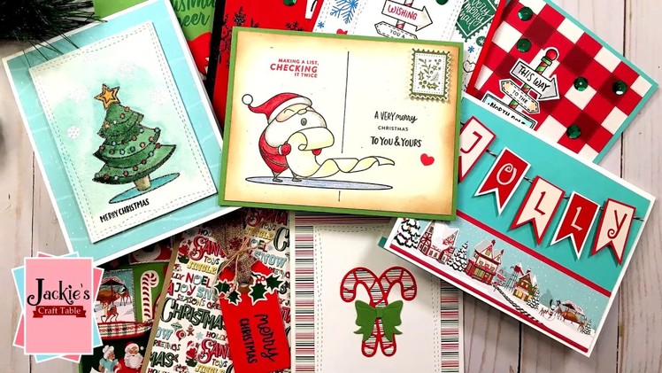 10 Cards 1 Kit | Simon Says Stamp December Card Kit (2018) | Holiday Cheer