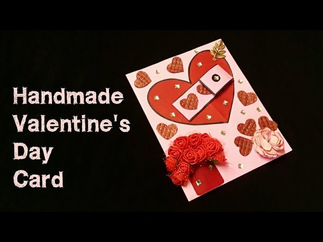 Beautiful Handmade Valentine's day card Idea | DIY Greeting Cards for Valentine's day |Scrapbook.