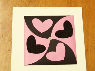 Beautiful Handmade Valentine's Day Card Idea | DIY Greeting Cards for Valentine's Day Card.