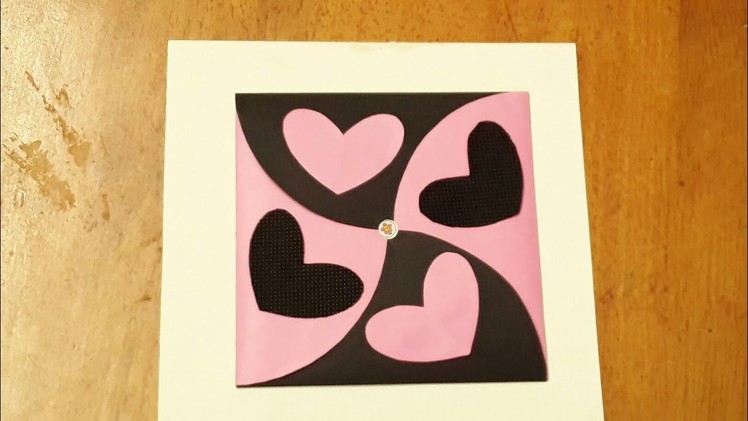 Beautiful Handmade Valentine's Day Card Idea | DIY Greeting Cards for Valentine's Day Card.