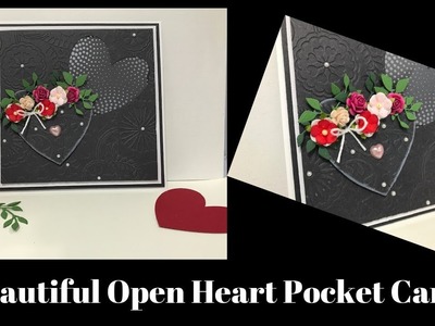 Beautiful Open Heart Pocket Card