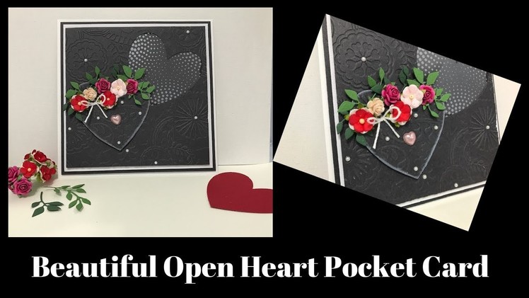 Beautiful Open Heart Pocket Card