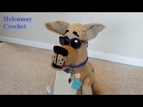 Crochet Large Great Dane Dog Part 3 of 3 DIY Video Tutorial