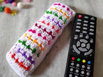 Crochet remote cover | crochet tamil | with English subtitle
