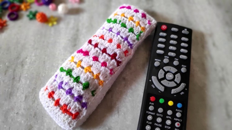 Crochet remote cover | crochet tamil | with English subtitle