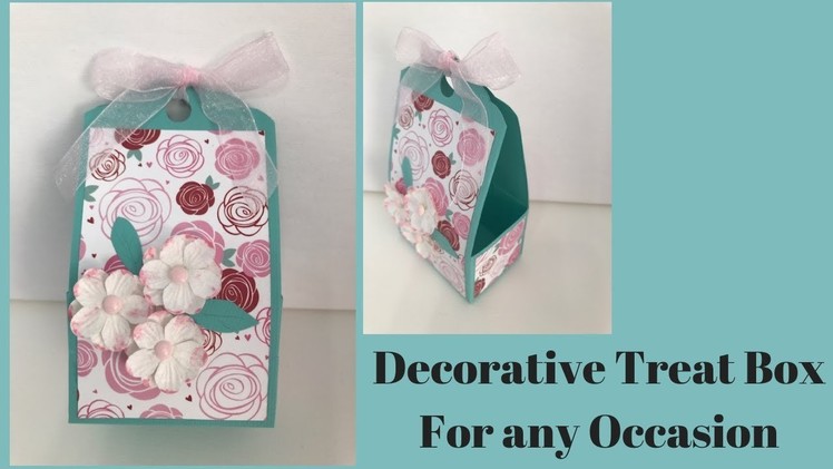 Decorative Treat Box with FREE PDF
