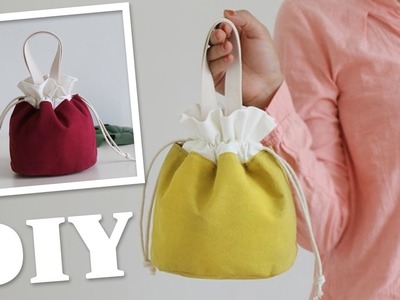 DIY TEXTILE CUTE PURSE BAG. Beam Port Hand Carry Bag Japanese Style