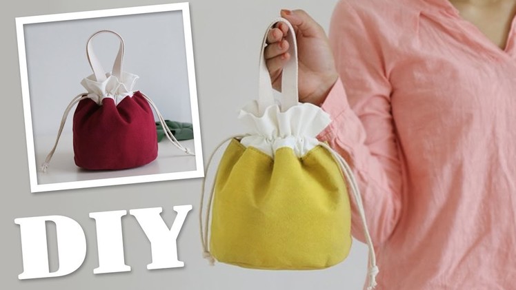 DIY TEXTILE CUTE PURSE BAG. Beam Port Hand Carry Bag Japanese Style