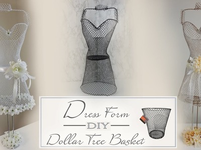 Dollar Tree Dress Form DIY